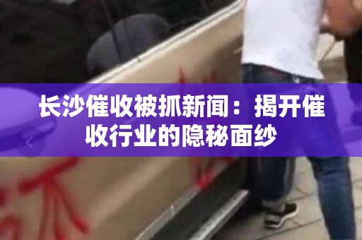 长沙催收被抓新闻：揭开催收行业的隐秘面纱