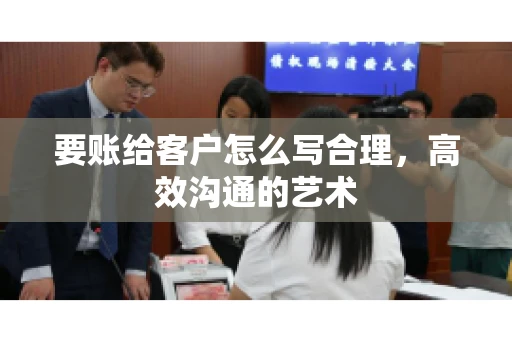 要账给客户怎么写合理，高效沟通的艺术