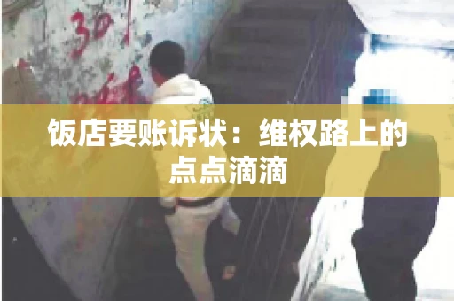 饭店要账诉状:维权路上的点点滴滴 饭店要账诉状:维权路上的点点滴滴