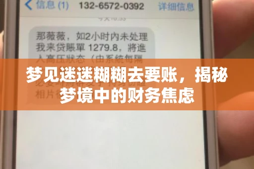 梦见迷迷糊糊去要账,揭秘梦境中的财务焦虑 梦见迷迷糊糊去要账,揭秘梦境中的财务焦虑