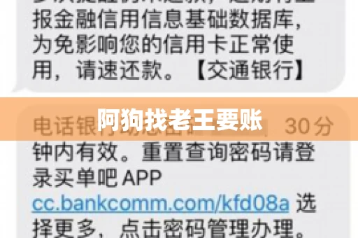 阿狗找老王要账