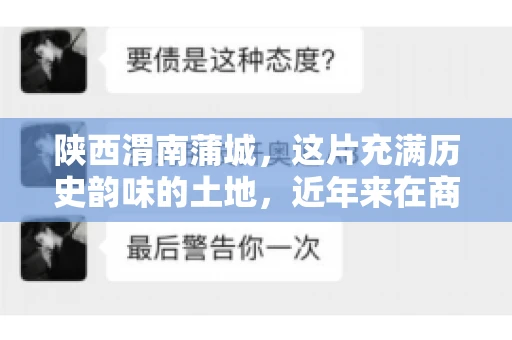 陕西渭南蒲城，这片充满历史韵味的土地，近年来在商业活动中也展现出了其独特的活力。其中，关于“陕西渭南蒲城要账”的话题，成为了不少企业关注的焦点。今天，我们就来聊聊这个话题，看看在蒲城，要账的那些事儿。