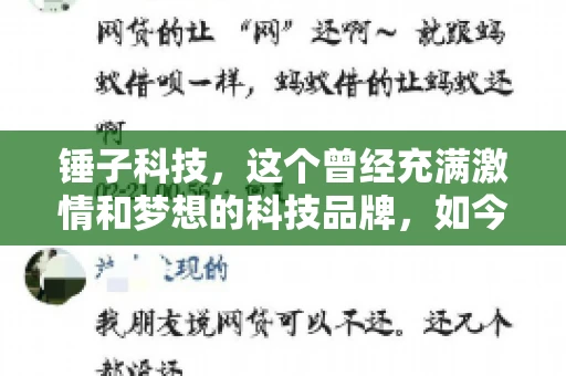 锤子科技，这个曾经充满激情和梦想的科技品牌，如今却陷入了要账的困境。今天，我们就来聊聊锤子科技要账的那些事儿。