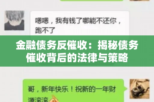 金融债务反催收：揭秘债务催收背后的法律与策略